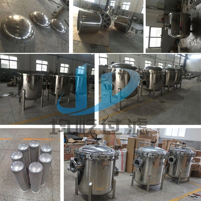 304 Stainless Steel Polishing Multi Bag Filter