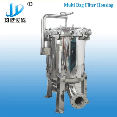 304 Stainless Steel Polishing Multi Bag Filter