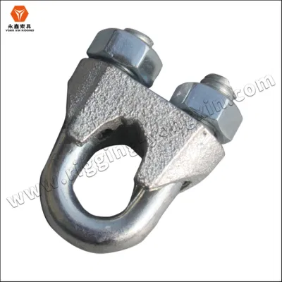 Rigging Hardware DIN741 Malleable Wire Rope Clips, Zinc Plated or Hot DIP Galvanized